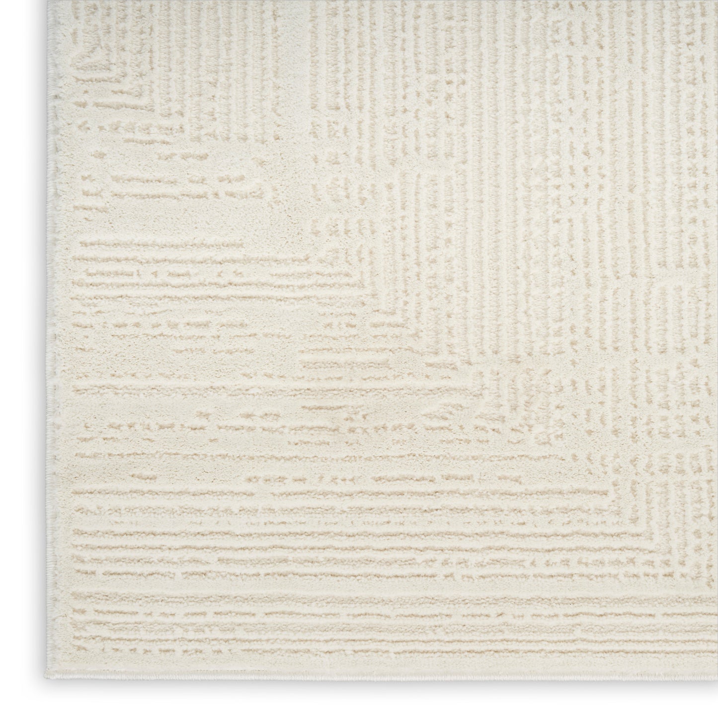 Nourison Home Sustainable Trends  Ivory  Contemporary