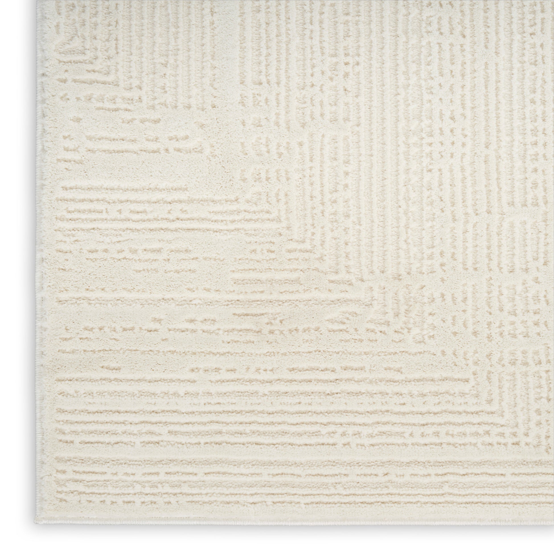 Nourison Home Sustainable Trends  Ivory  Contemporary