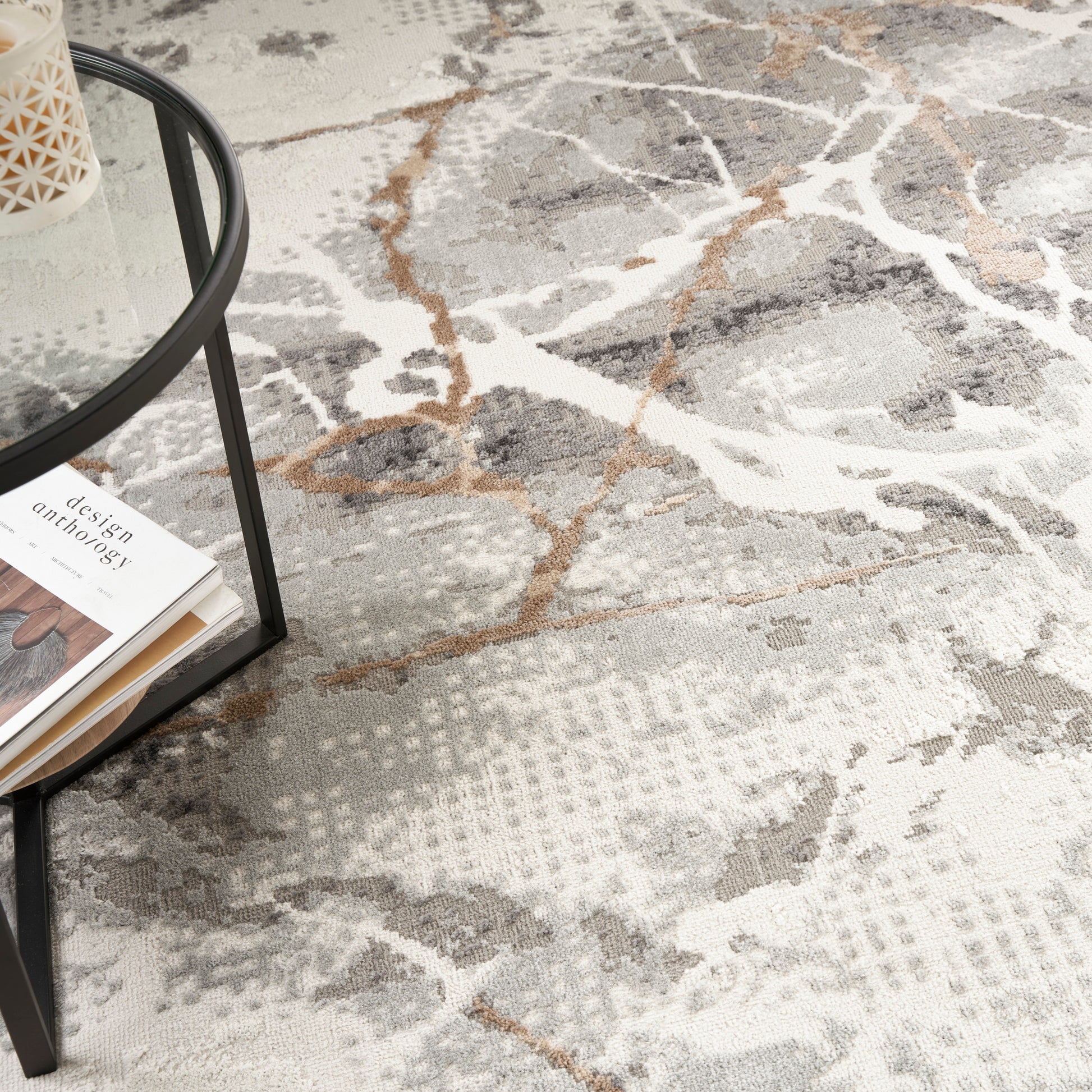 Nourison Home Elation  Ivory Grey  Contemporary