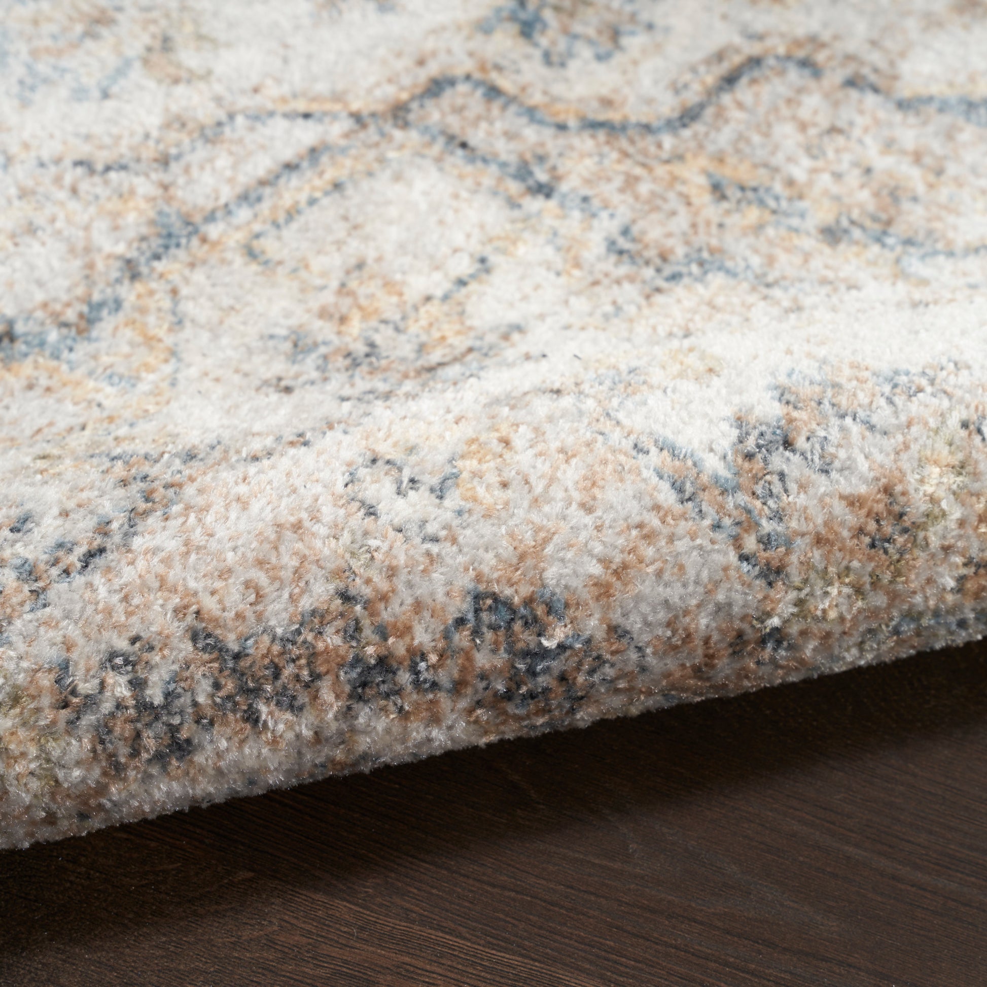 Nourison Home Astra Machine Washable  Silver Grey  Traditional