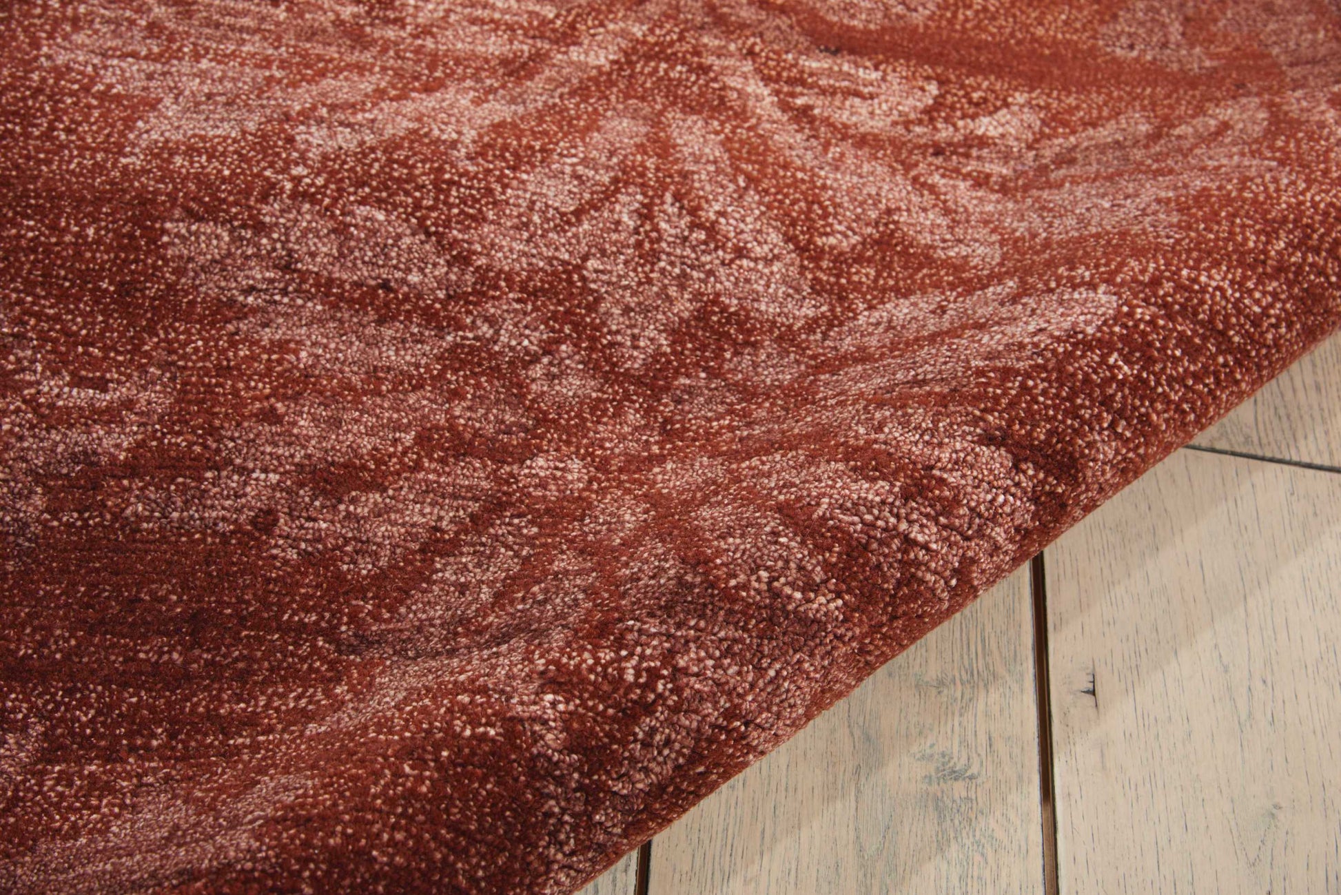 Nourison Home Silk Shadows  Rust  Contemporary