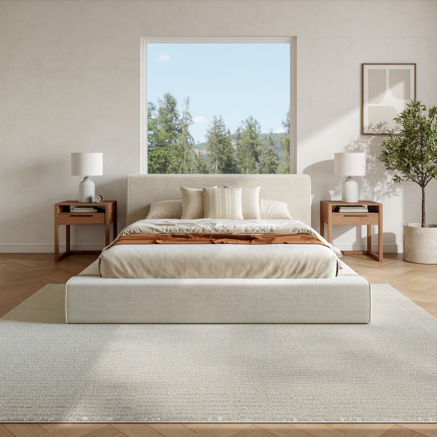 Nourison Home Modern Comfort  Ivory Grey  Contemporary