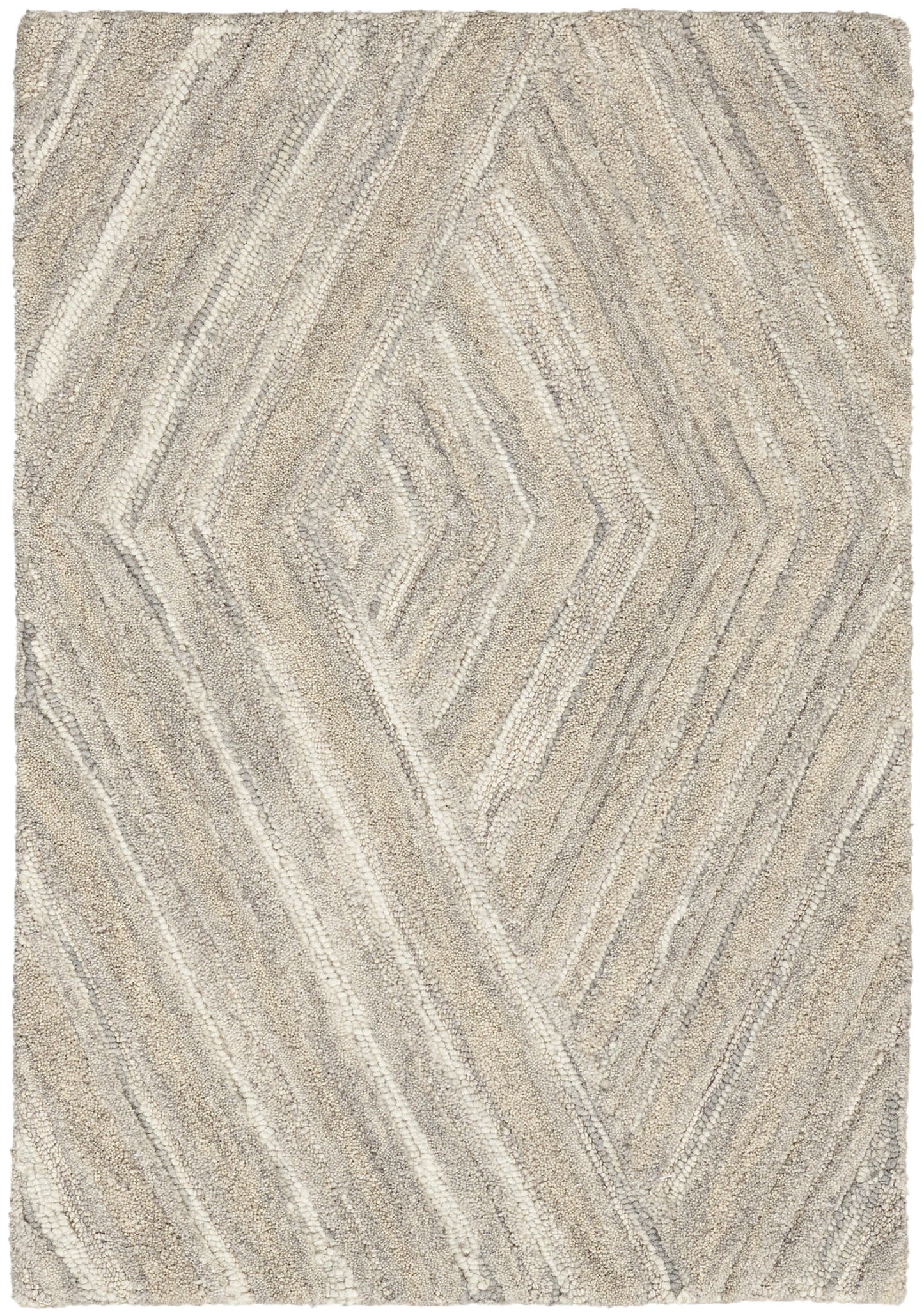 Nourison Home Graceful GRU03 Grey Contemporary Hand Tufted Rug