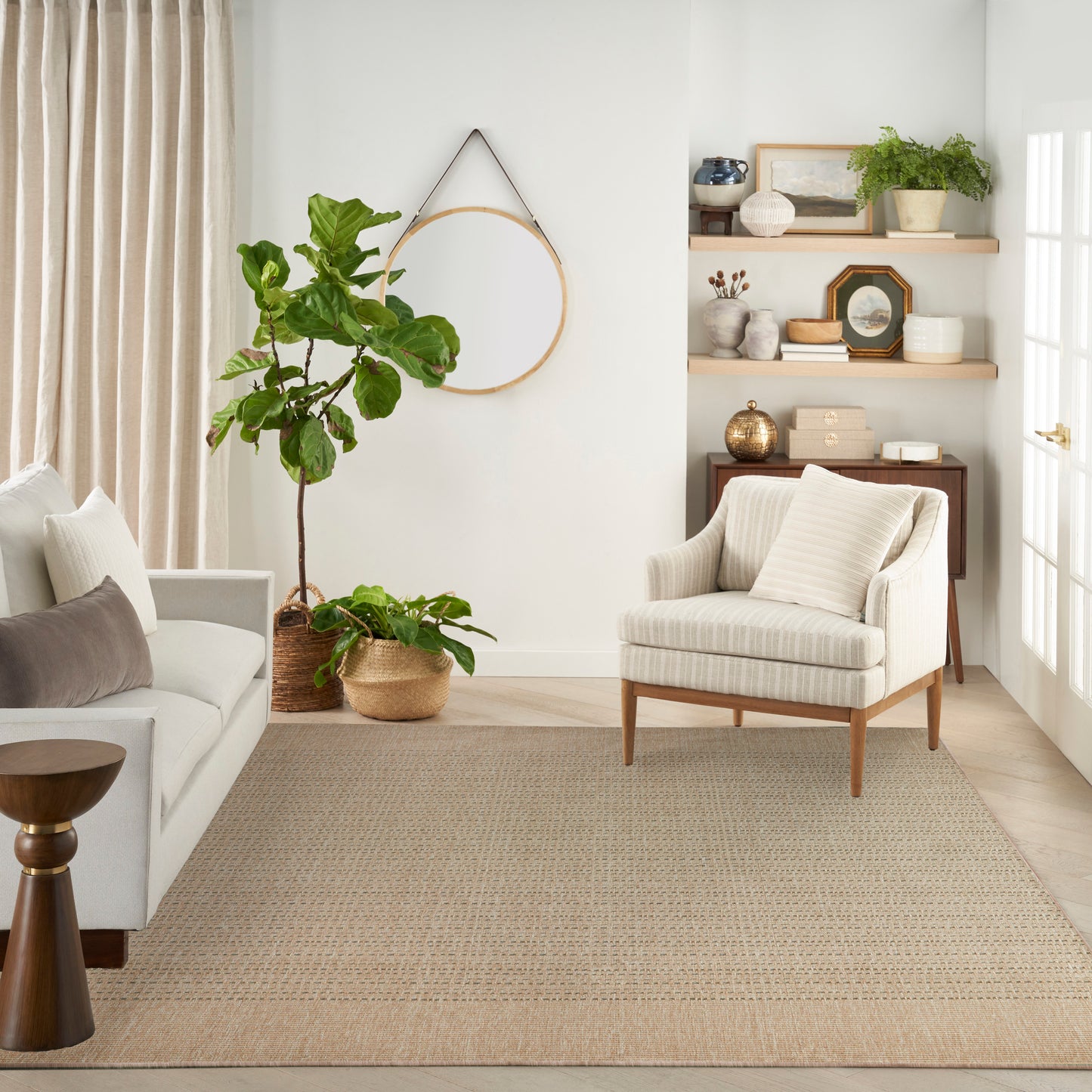 Nourison Home Tulum  Taupe  Contemporary