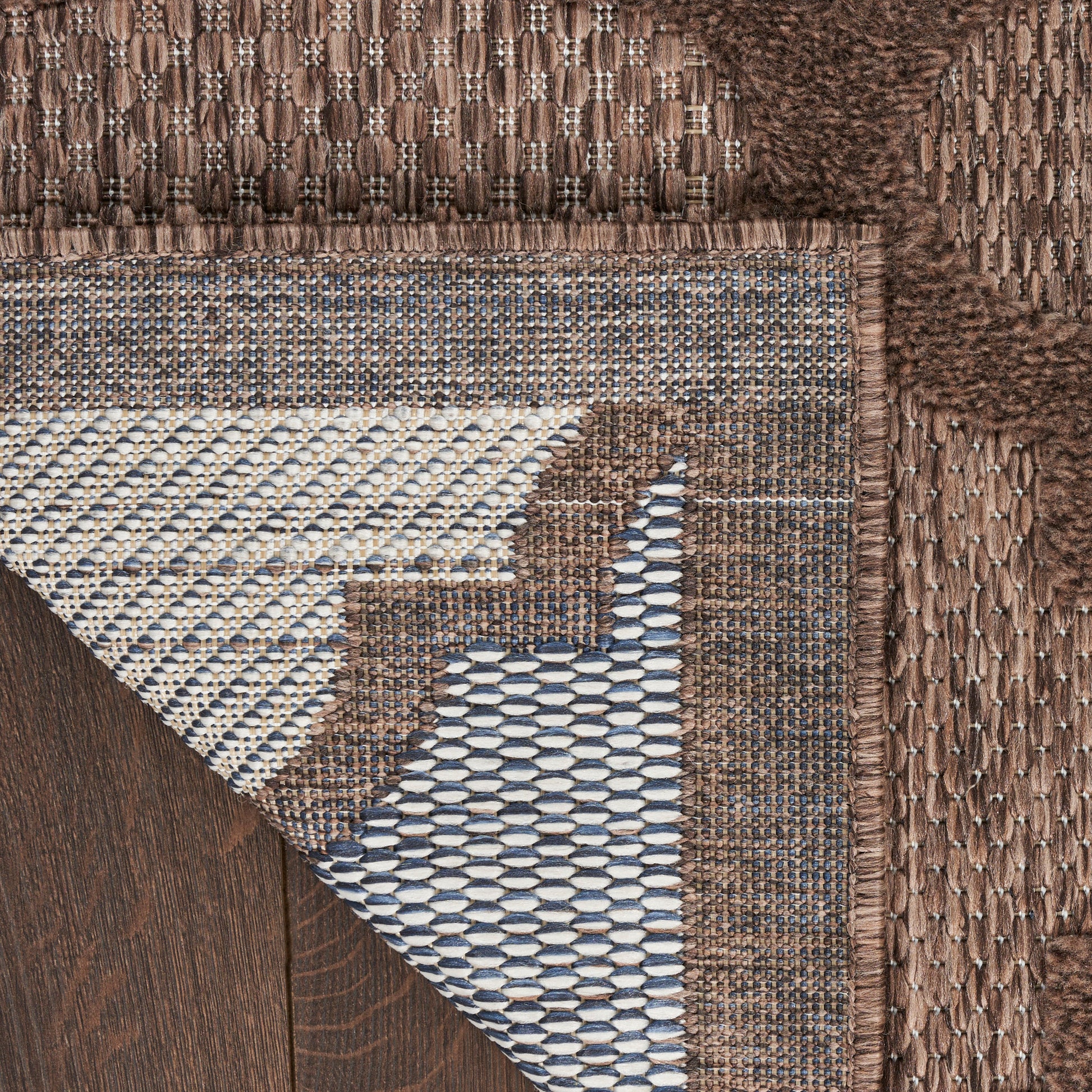 Nourison Home Easy Care  Brown  Contemporary