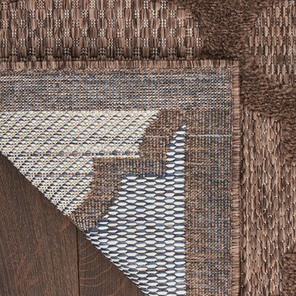 Nourison Home Easy Care  Brown  Contemporary