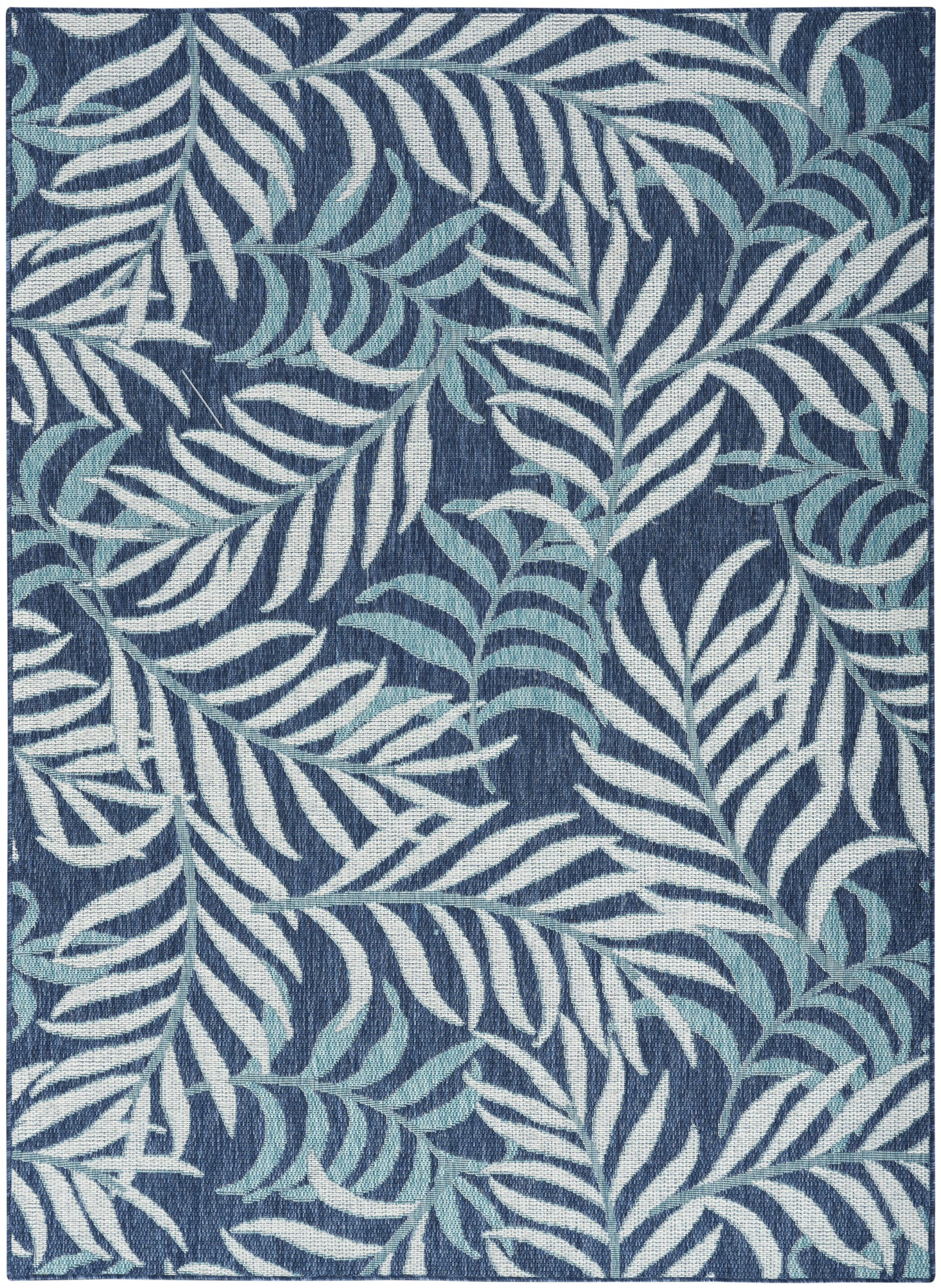Nourison Home Garden Oasis GOA01 Navy Contemporary Power-loomed Rug