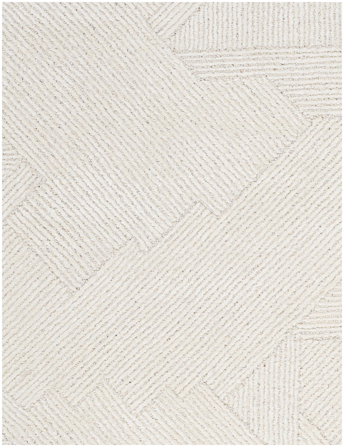 Michael Amini Ma30 Star SMR01 Ivory Contemporary Hand Tufted Rug