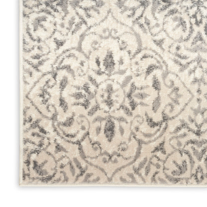 Nourison Home Jubilant  Ivory Grey  Contemporary