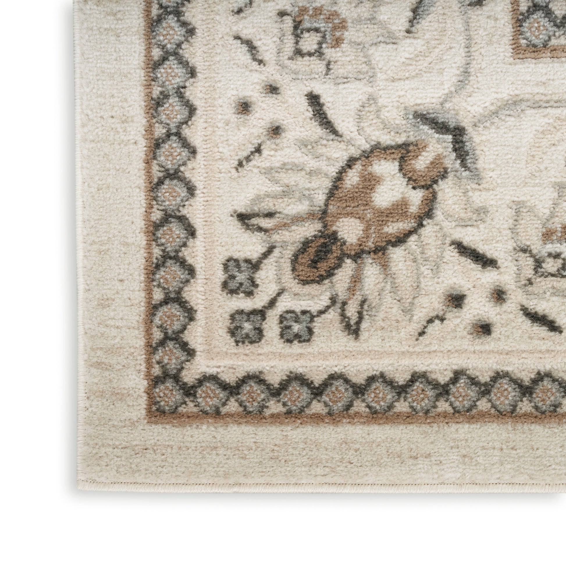 Nourison Home Serenity Home  Ivory Mocha  Traditional