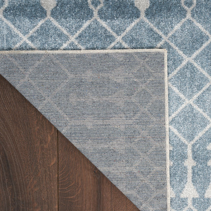 Nourison Home Astra Machine Washable  Blue  Transitional