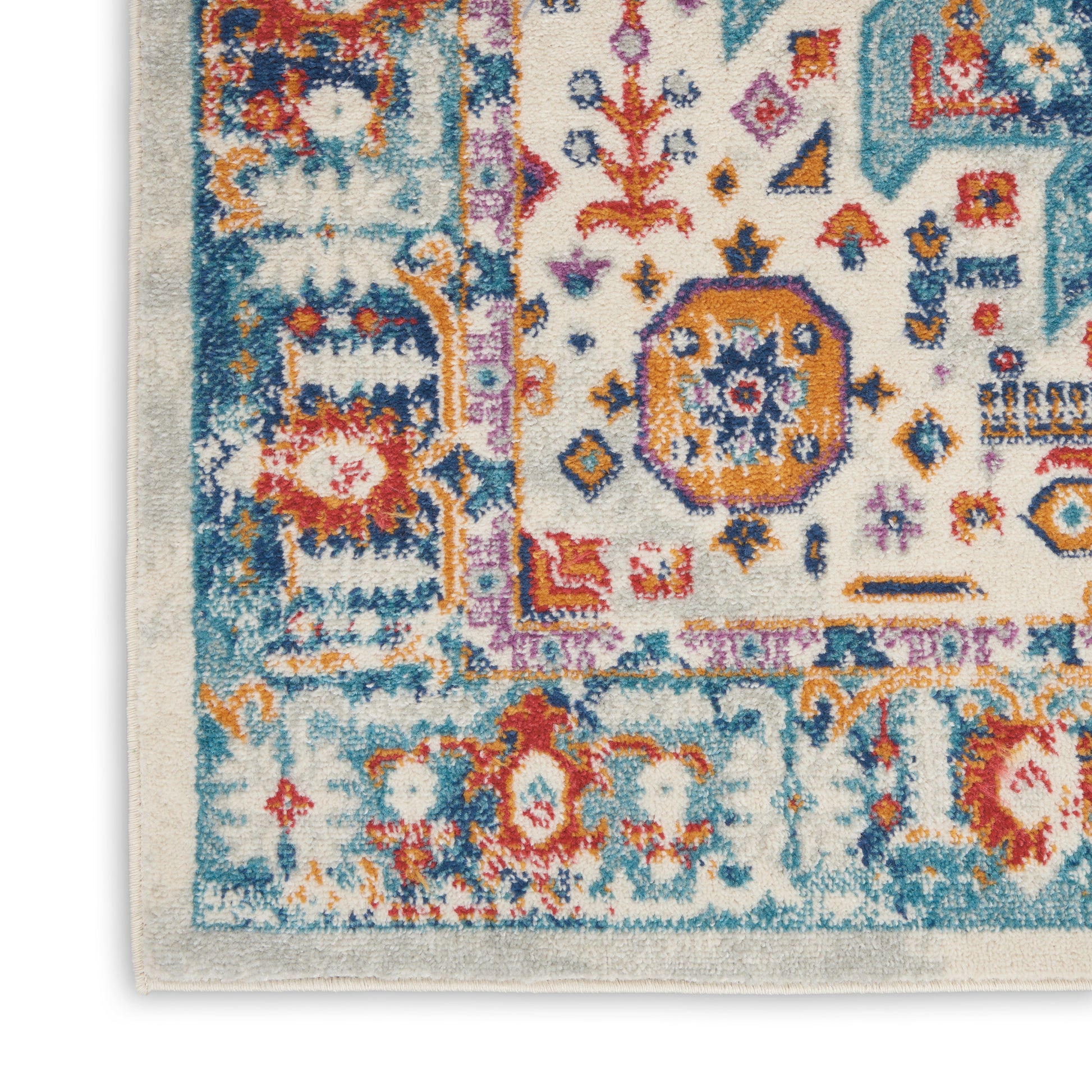 Nourison Home Passion  Ivory Multicolor  Transitional
