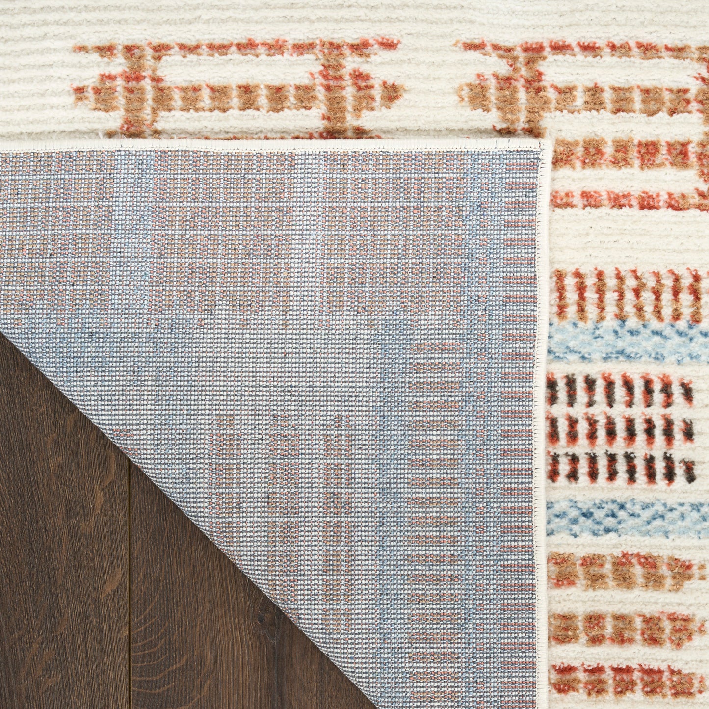 Nourison Home Nordic  Ivory Rust  Contemporary