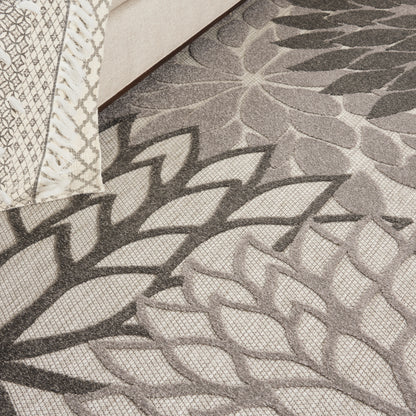 Nourison Home Aloha  Silver Grey  Contemporary