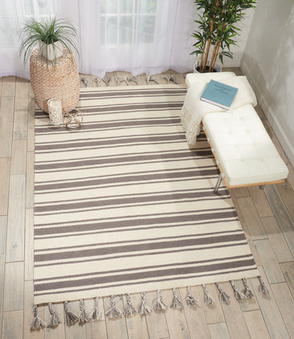 Nourison Home Rio Vista  Ivory Grey  Contemporary