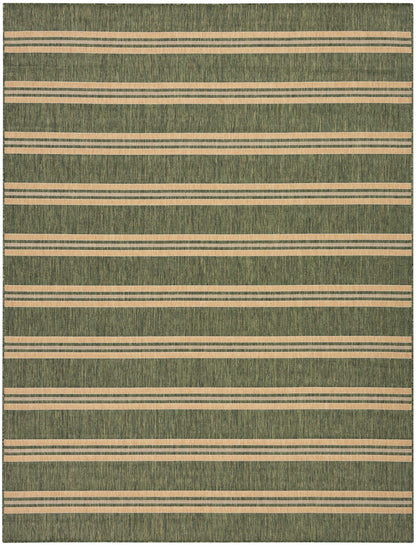 Nourison Home Horizon Indoor/Outdoor HOZ05 Green Contemporary Power-loomed Rug
