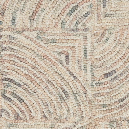 Nourison Home Interlock  Ivory Multicolor  Contemporary