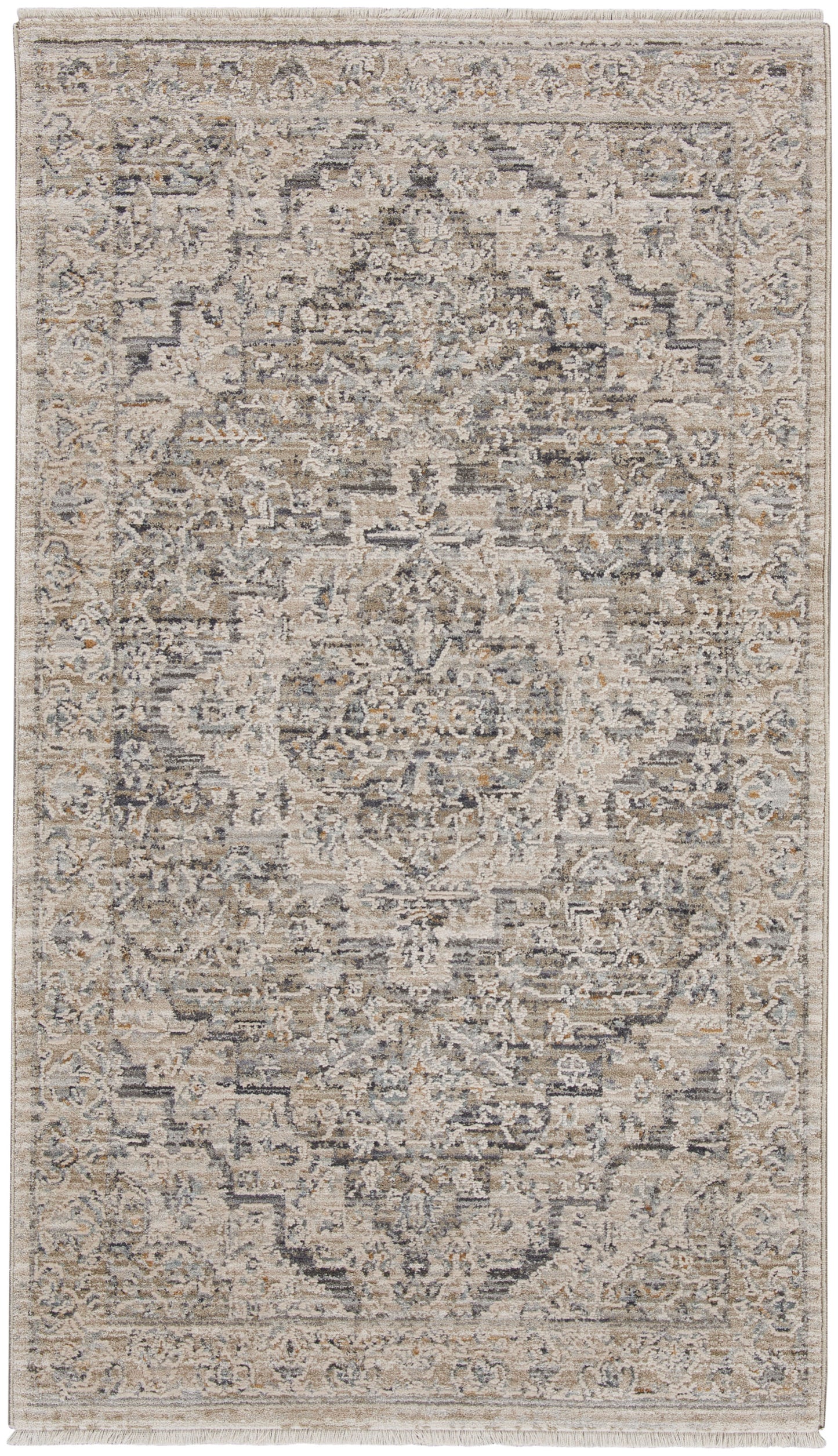 Nourison Home Lynx LNX04 Ivory Taupe Transitional Power-loomed Rug