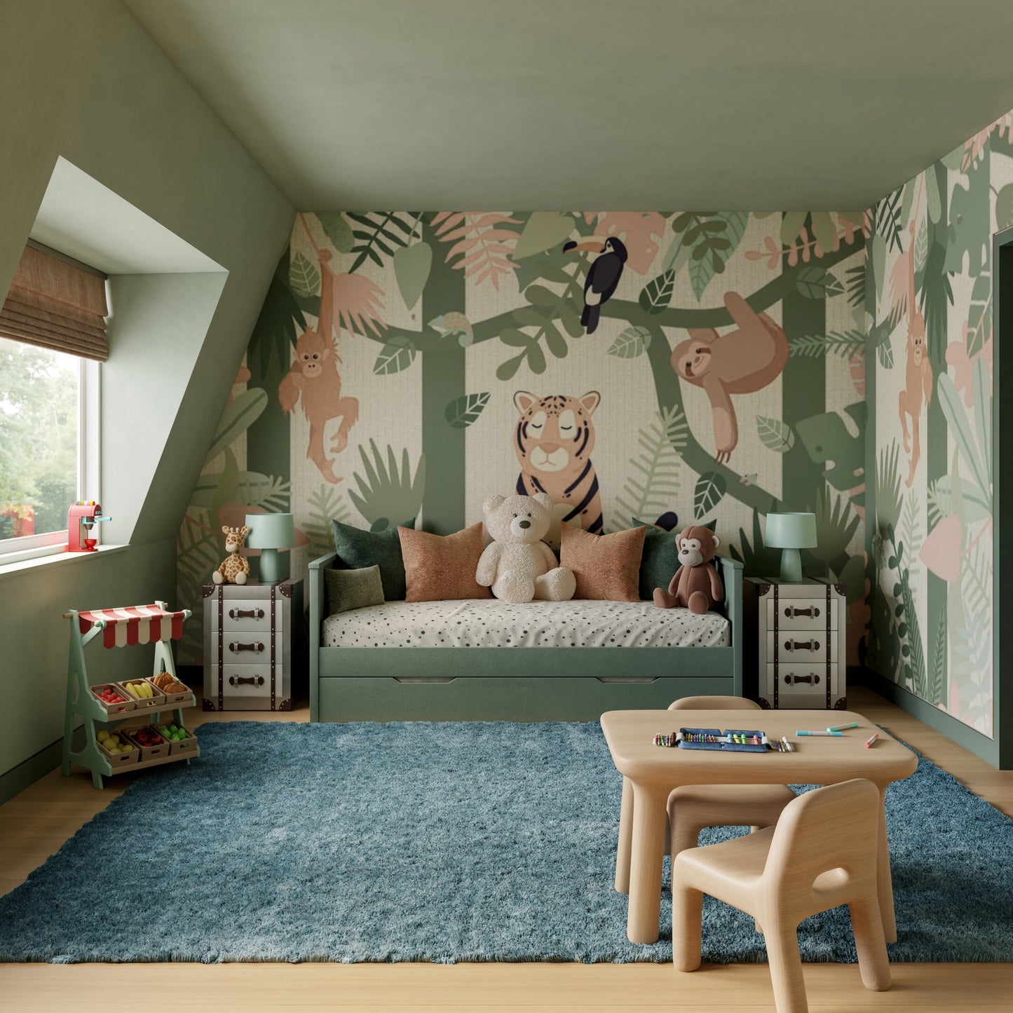 Nourison Home Dreamy Shag  Aqua  Contemporary