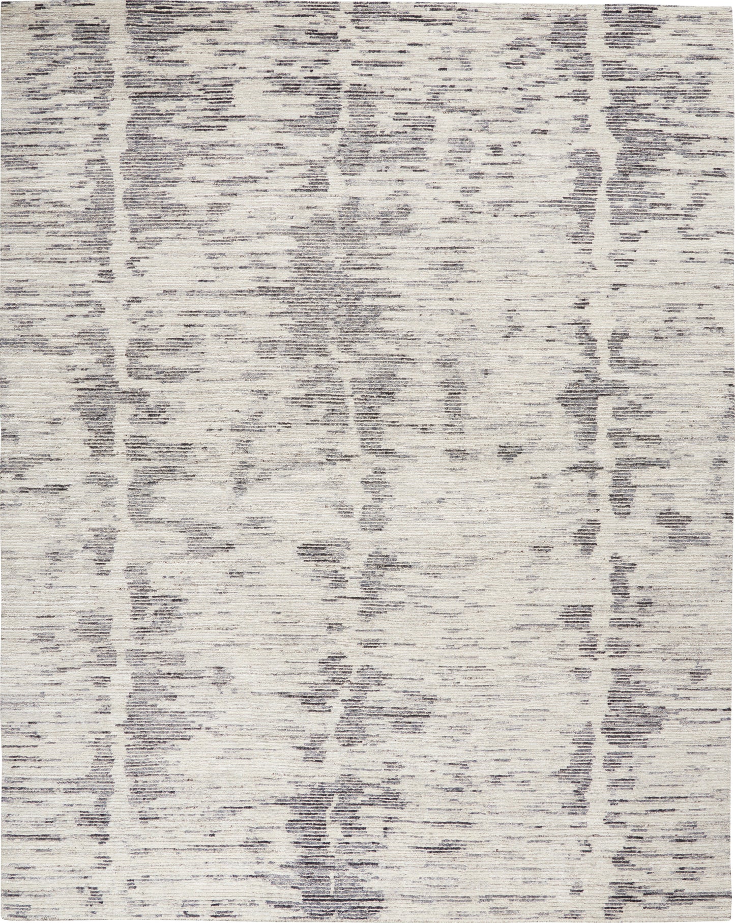 Nourison Home OCEAN OCP03 Cream Charcoal Contemporary Knotted Rugs