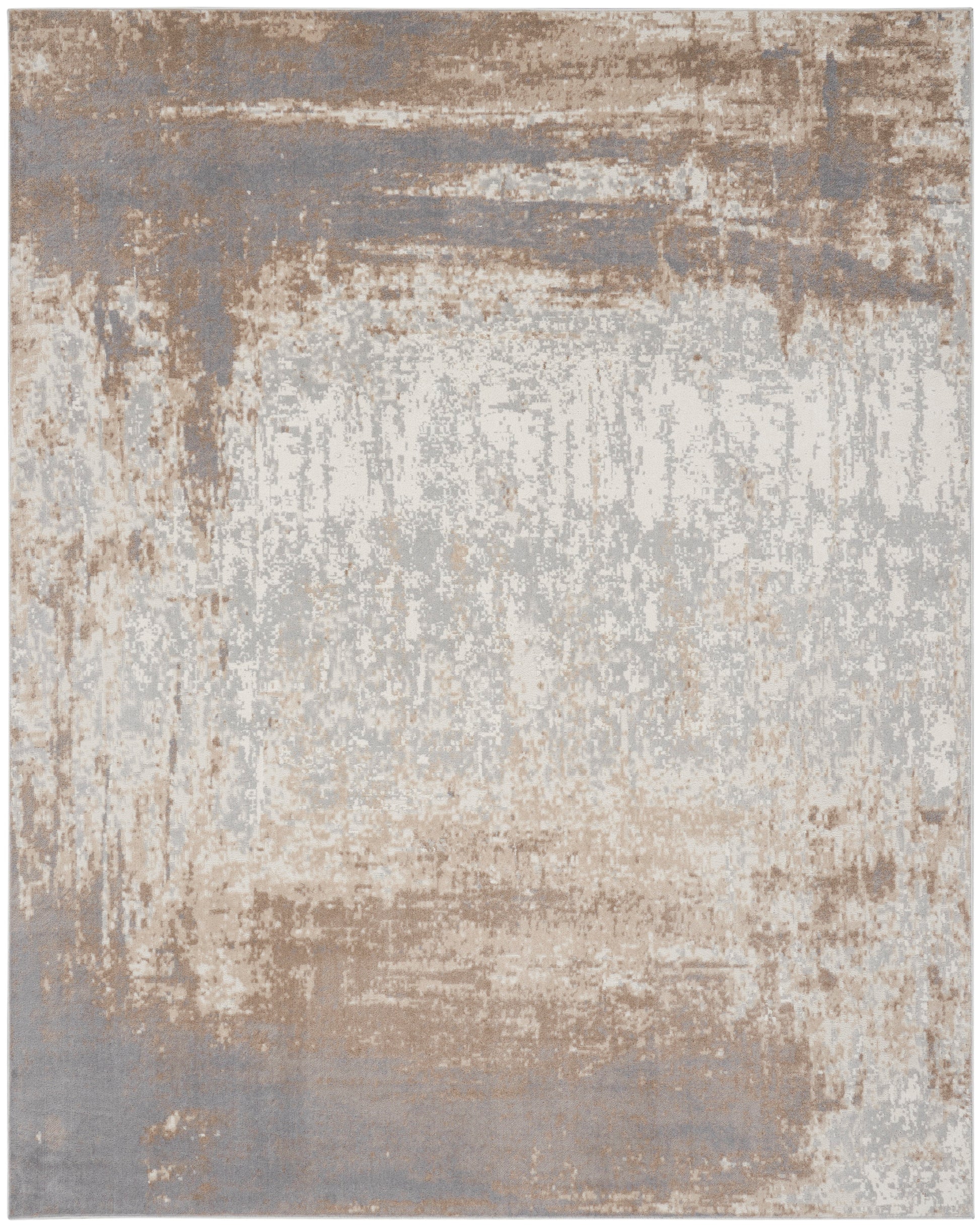 Nourison Home Elation  Grey Ivory  Contemporary