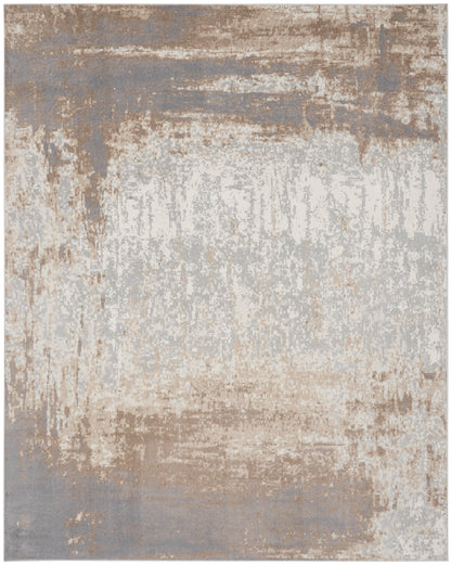 Nourison Home Elation  Grey Ivory  Contemporary