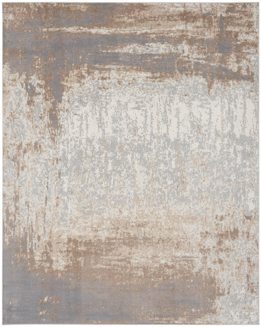 Nourison Home Elation  Grey Ivory  Contemporary