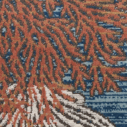 Nourison Home Seaside  Blue Multicolor  Contemporary