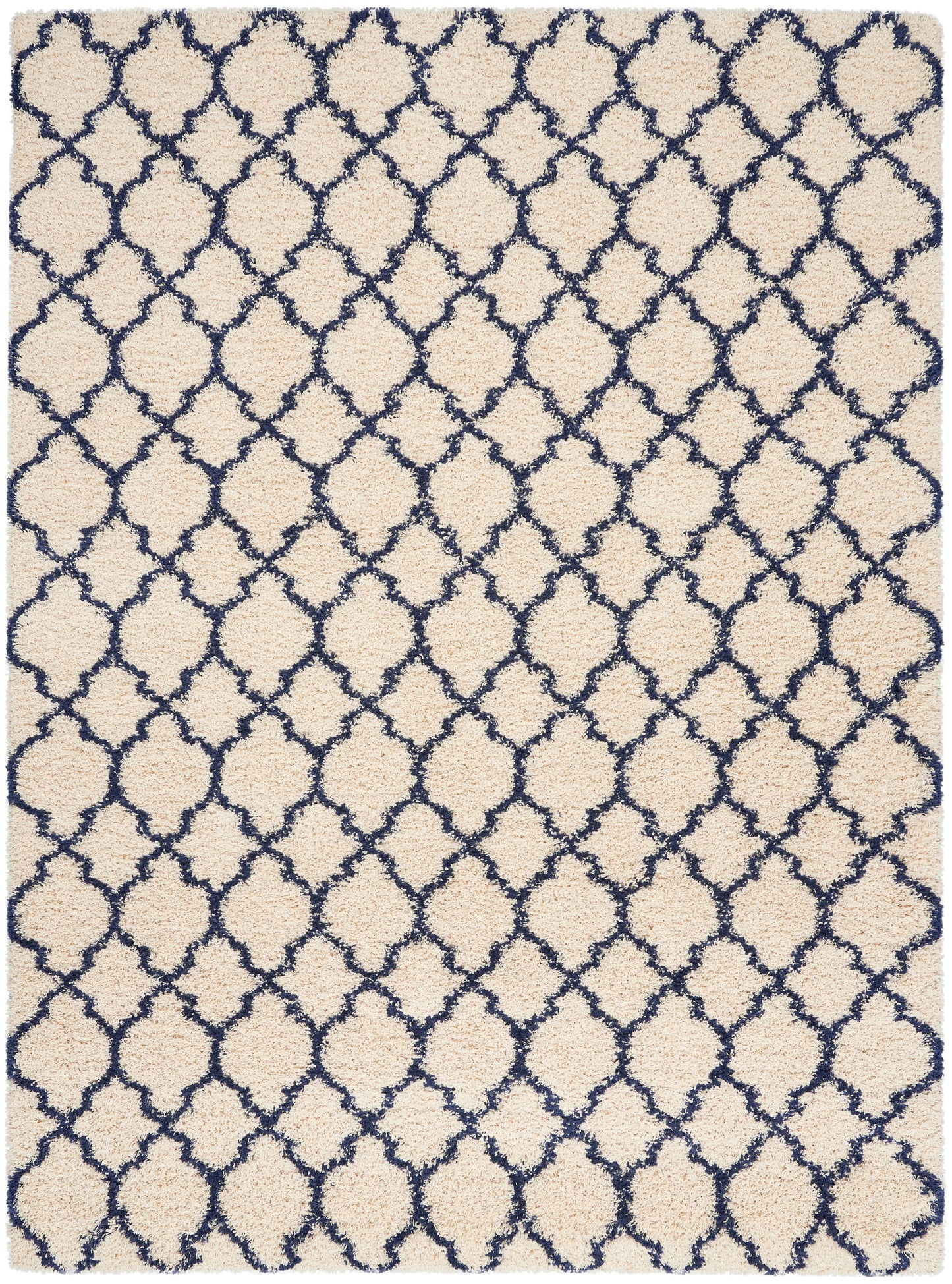 Nourison Home Amore AMOR2 Ivory Blue Contemporary Power-loomed Rug
