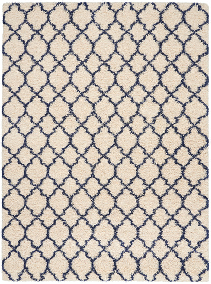 Nourison Home Amore AMOR2 Ivory Blue Contemporary Power-loomed Rug