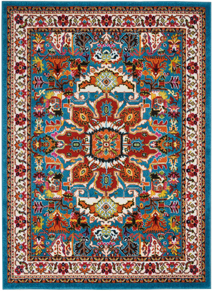 Nourison Home Oakdale  Blue  Traditional