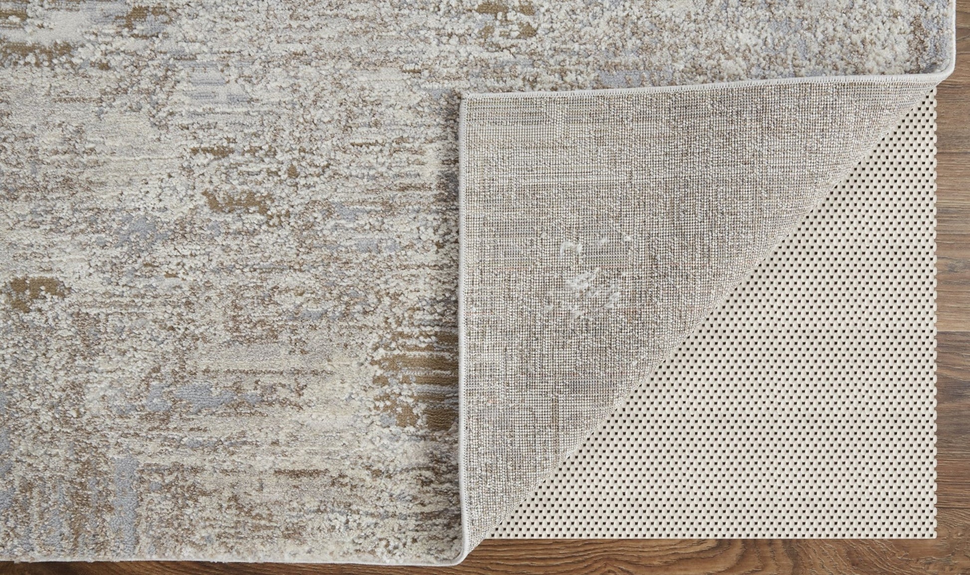 Feizy Vancouver 39FHF Ivory Gray Modern/Industrial Rug - Rugs - Feizy - Atlanta Designer Rugs