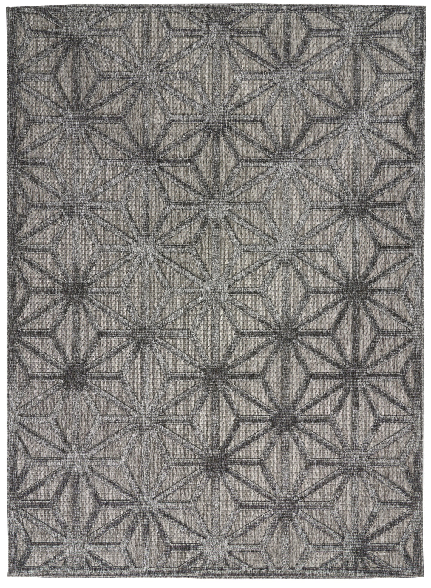 Nourison Home Cozumel CZM01 Dark Grey Contemporary Power-loomed Rug