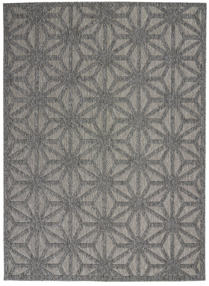Nourison Home Cozumel CZM01 Dark Grey Contemporary Power-loomed Rug