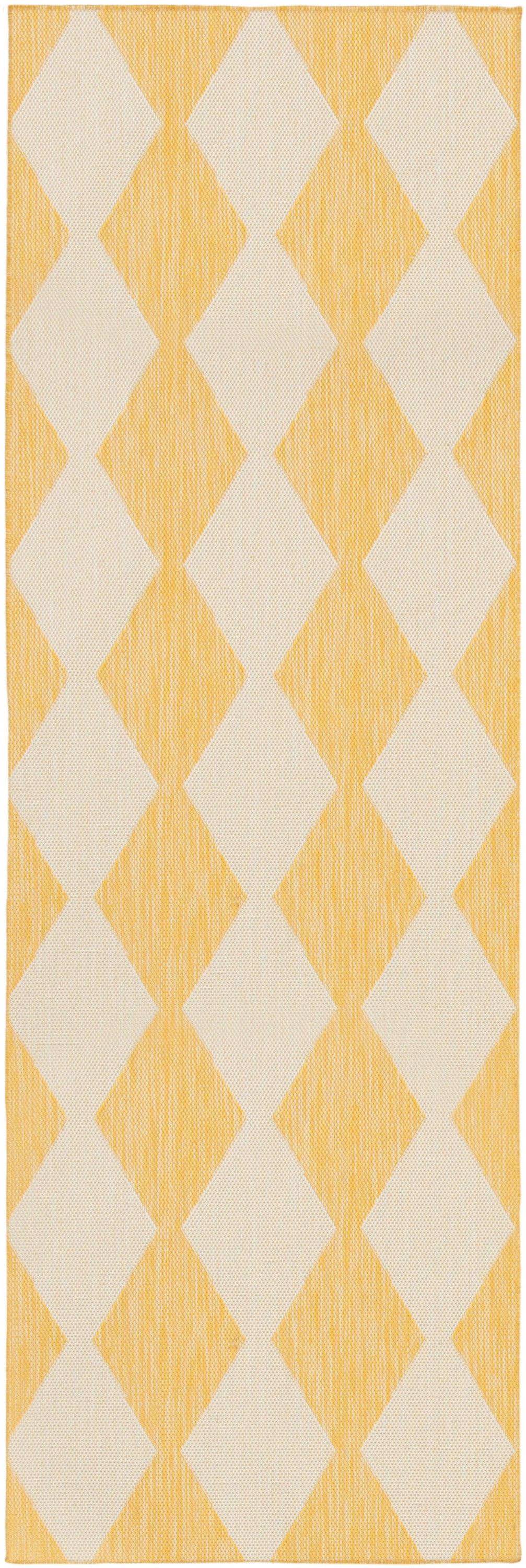 Nourison Home Positano POS04 Yellow Contemporary Power-loomed Rug