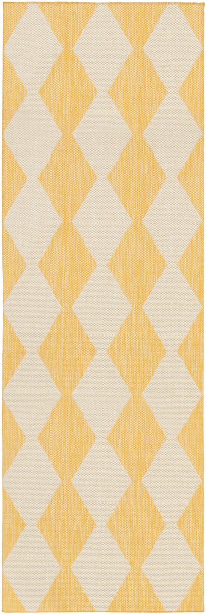 Nourison Home Positano POS04 Yellow Contemporary Power-loomed Rug