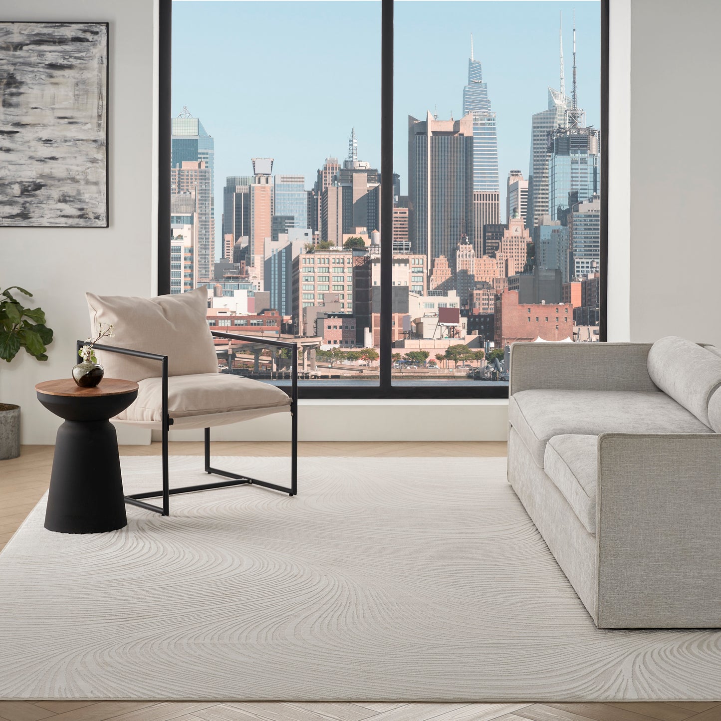 DKNY Central Park West  Ivory  Contemporary