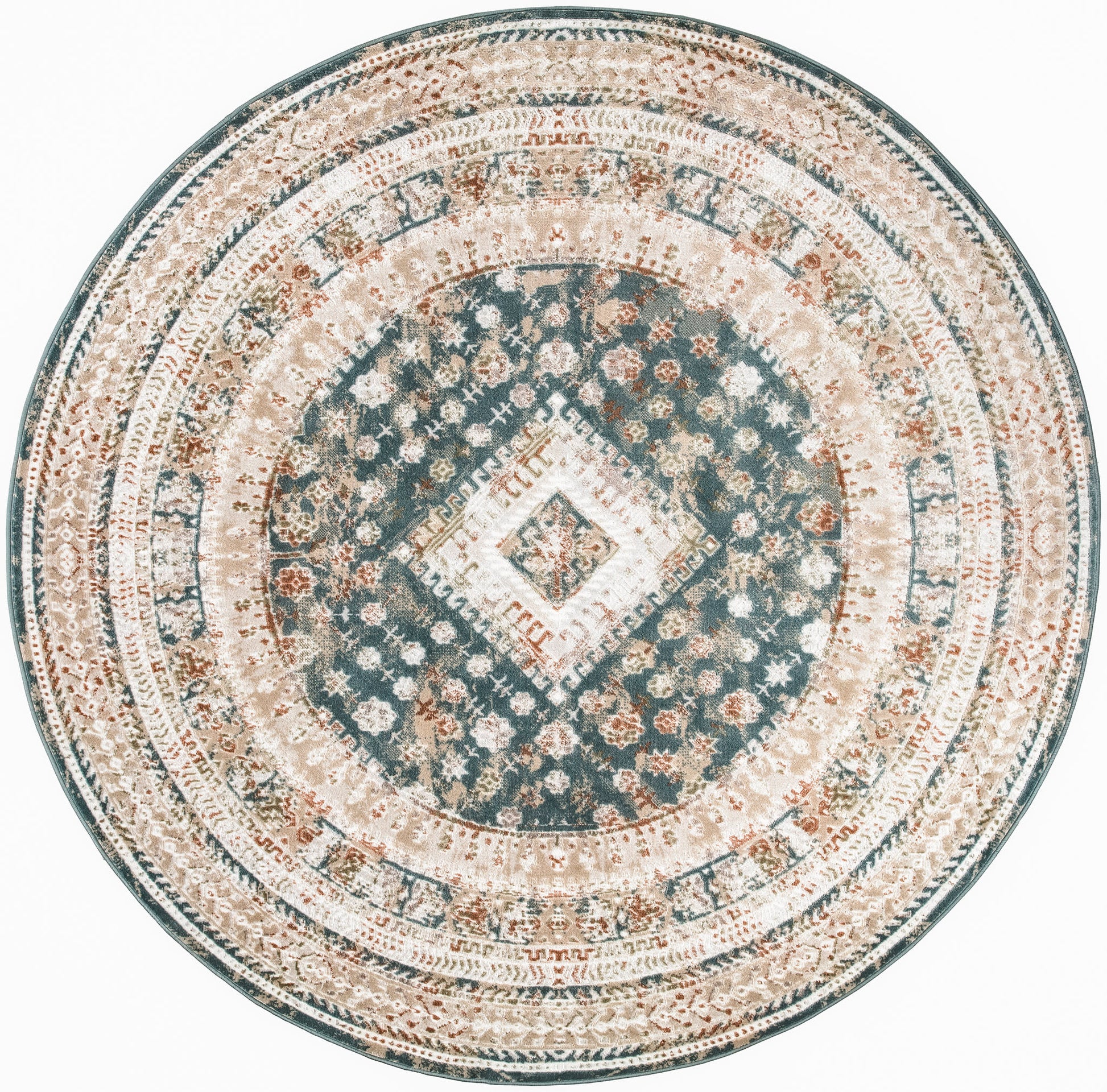 Nourison Home Thalia  Green Ivory  Transitional