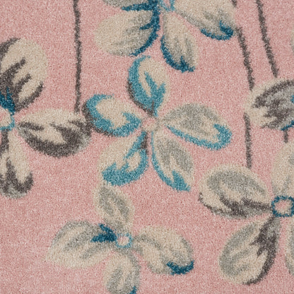 Nourison Home Tranquil  Pink  Contemporary