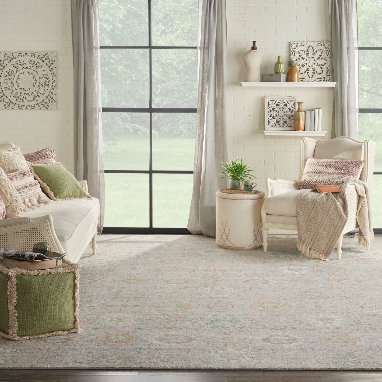 Nourison Home Twilight  Grey Multi  Transitional