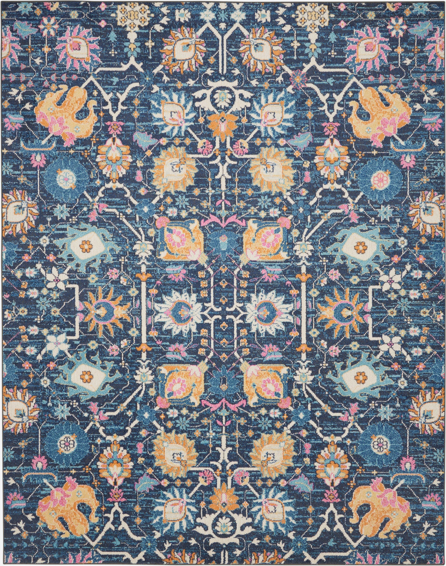 Nourison Home Passion PSN01 Navy Transitional Power-loomed Rugs
