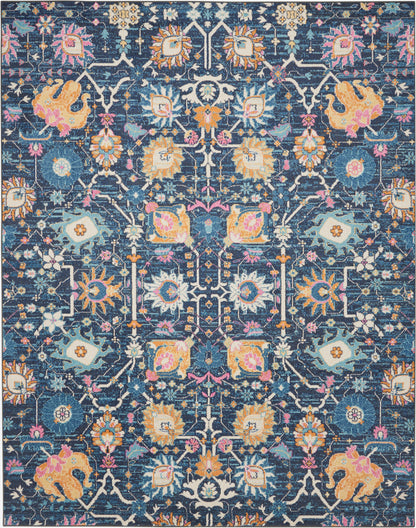 Nourison Home Passion PSN01 Navy Transitional Power-loomed Rugs