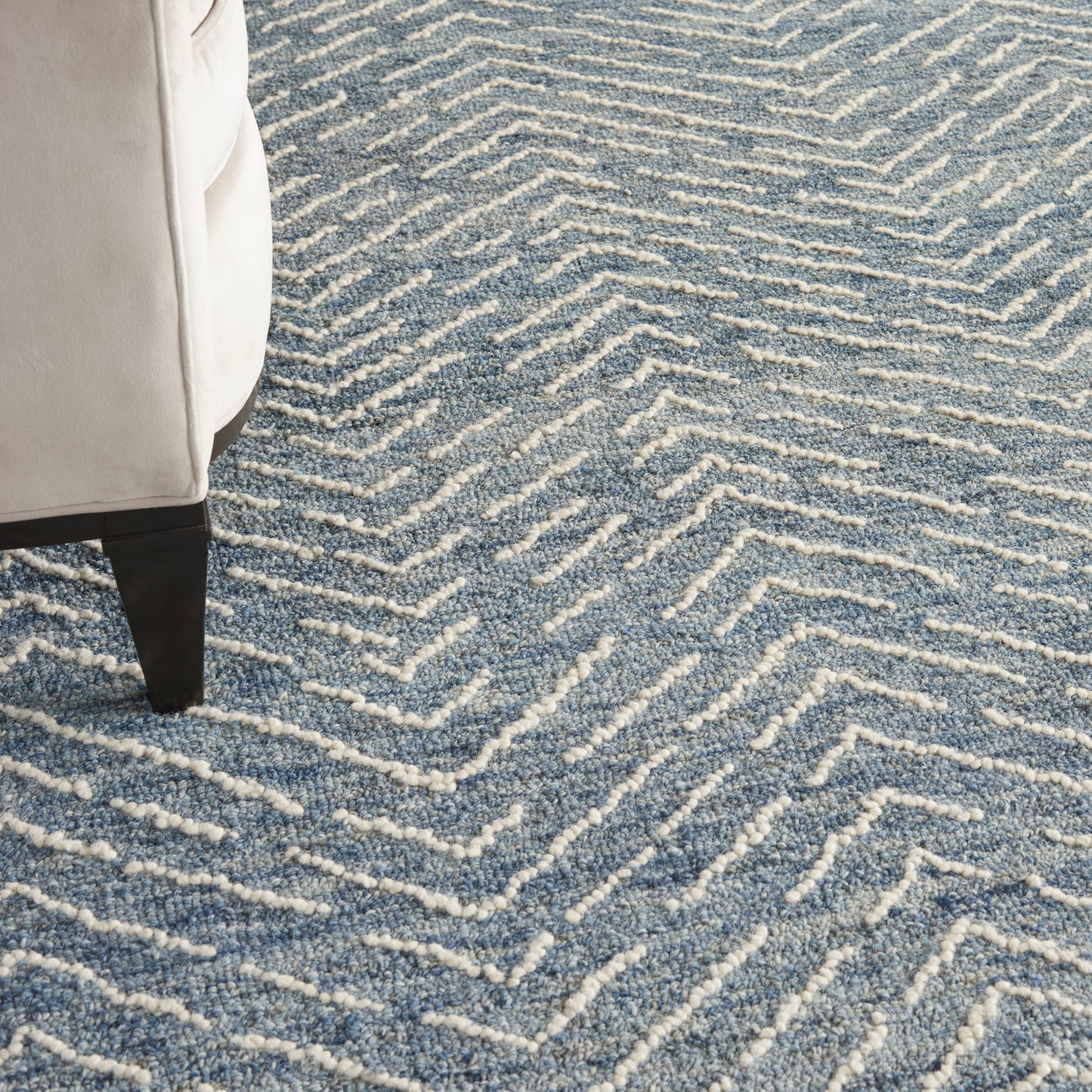 Nourison Home Colorado  Indigo Ivory  Contemporary