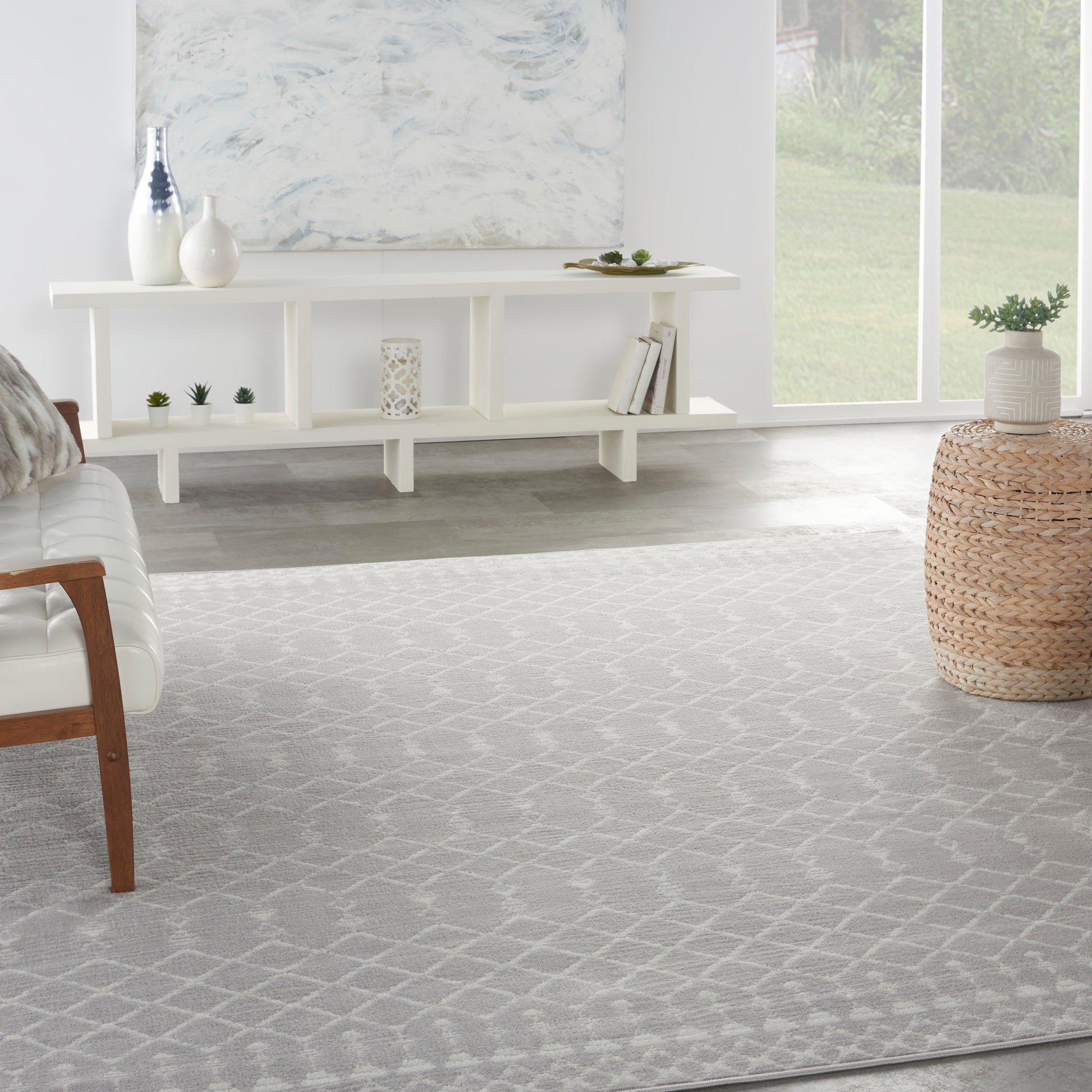 Nourison Home Whimsicle  Grey  Contemporary