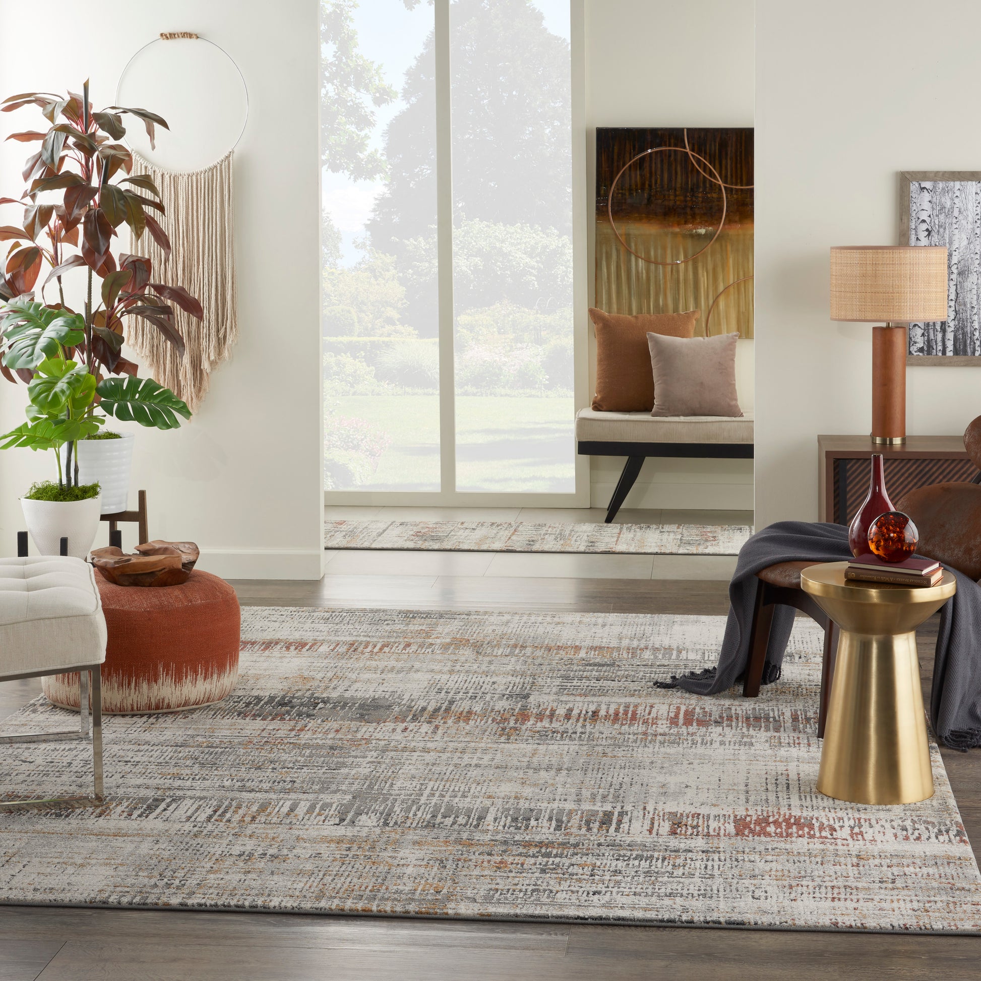 Nourison Home Tangra  Multicolor  Contemporary