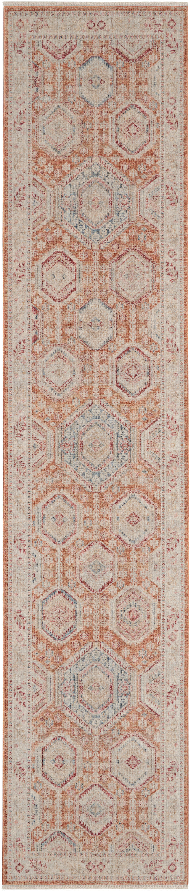 Nourison Home Homestead HMS01 Brick Traditional Power-loomed Rug