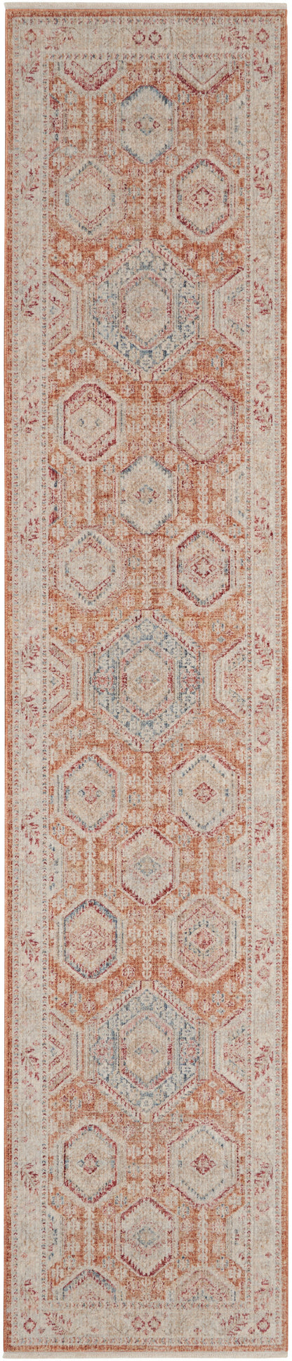 Nourison Home Homestead HMS01 Brick Traditional Power-loomed Rug