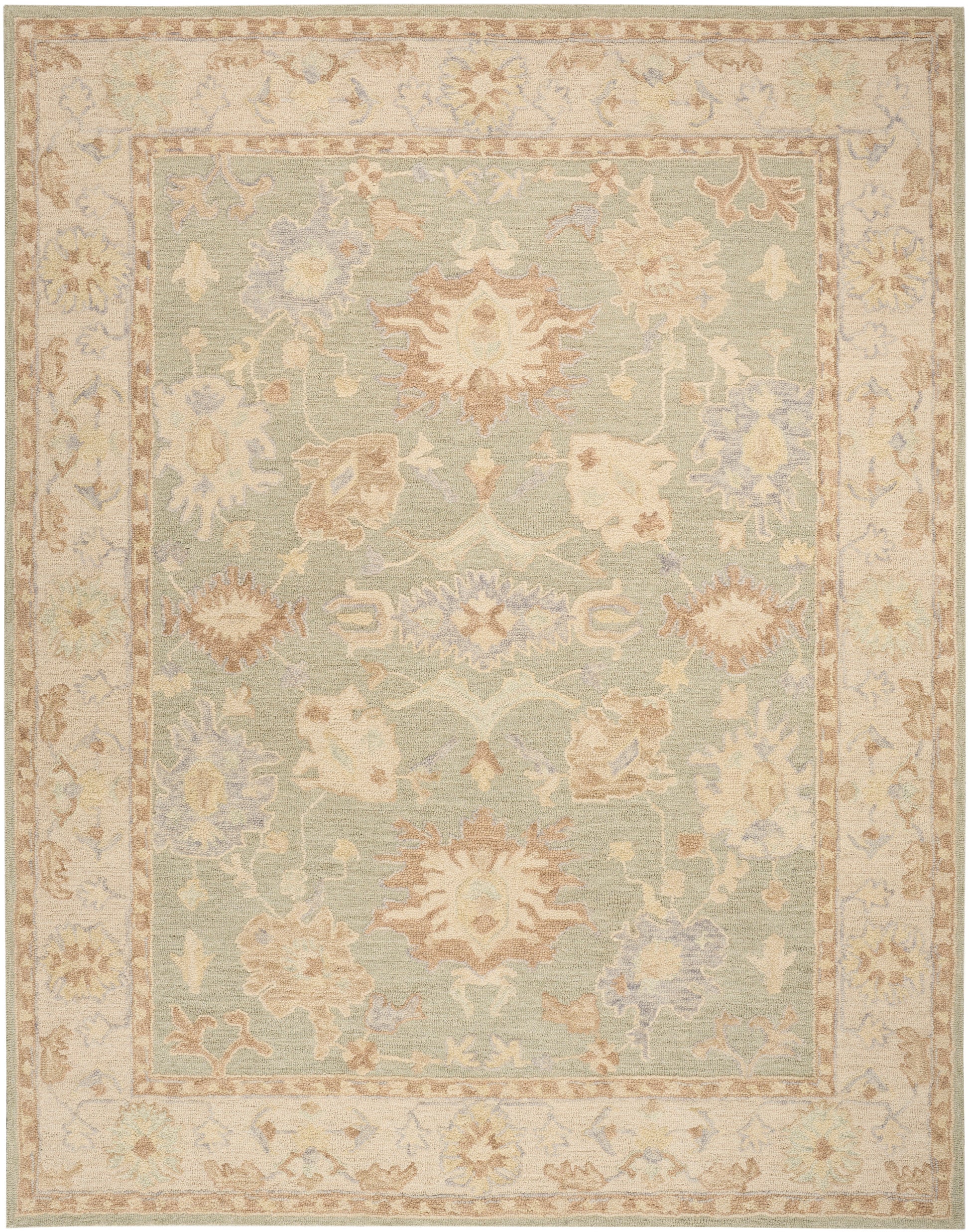 Nourison Home Maison  Sage Ivory  Traditional