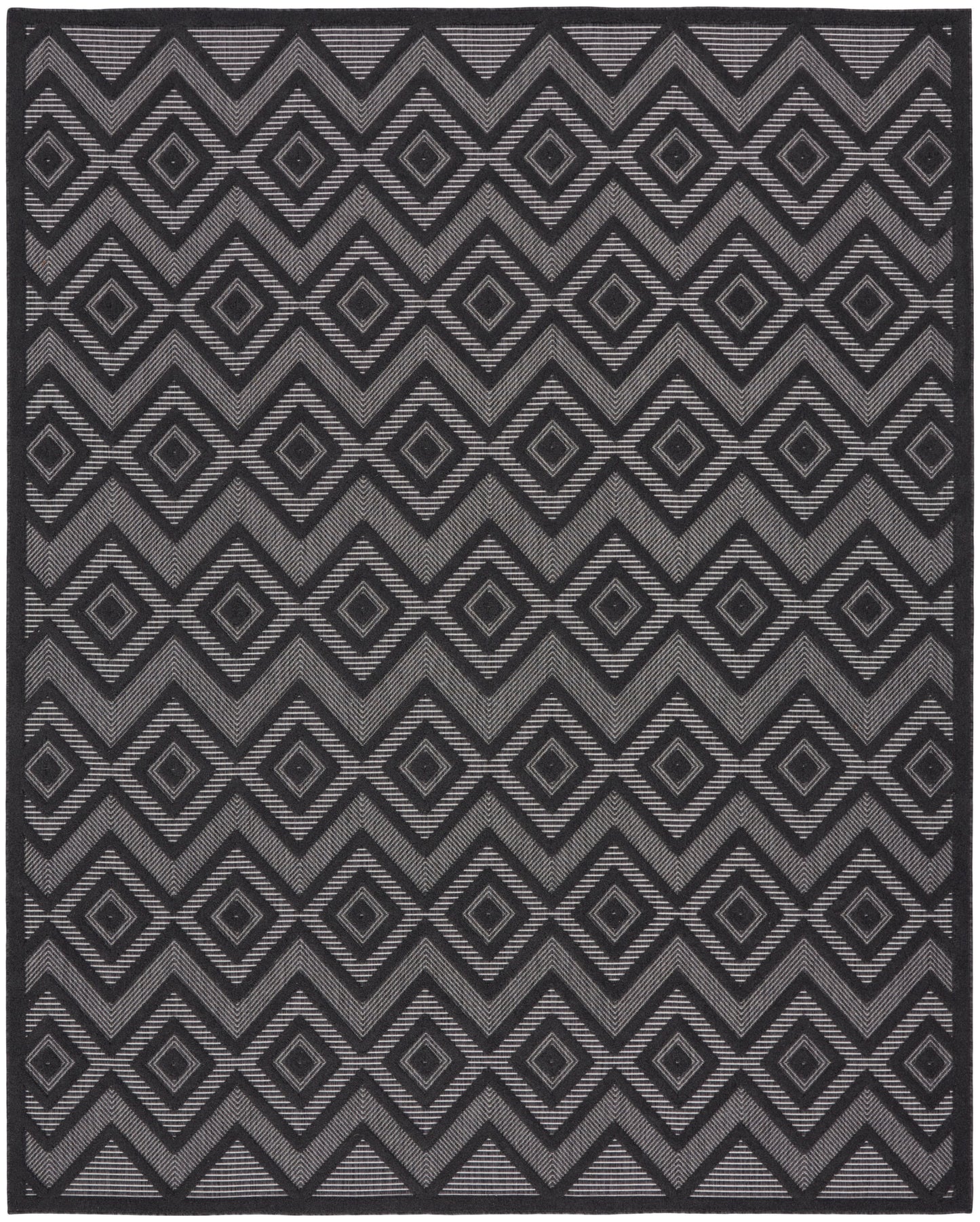 Nourison Home Versatile  Charcoal Black  Contemporary