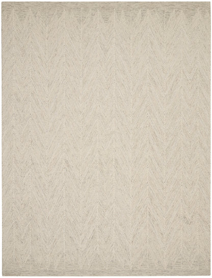 Nourison Home Interlock  Ivory Grey  Contemporary